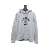 EM Sneakers BAPE Ape Head Logo Print Hoodie Grey