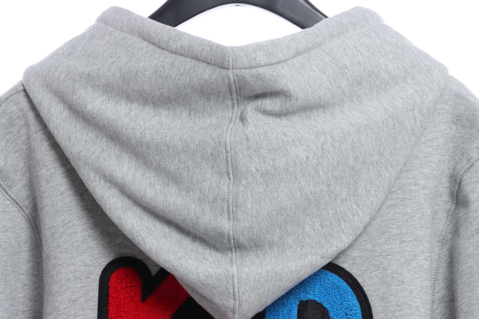 EM Sneakers BAPE KID CUDI Cartoon Character Hoodie Grey