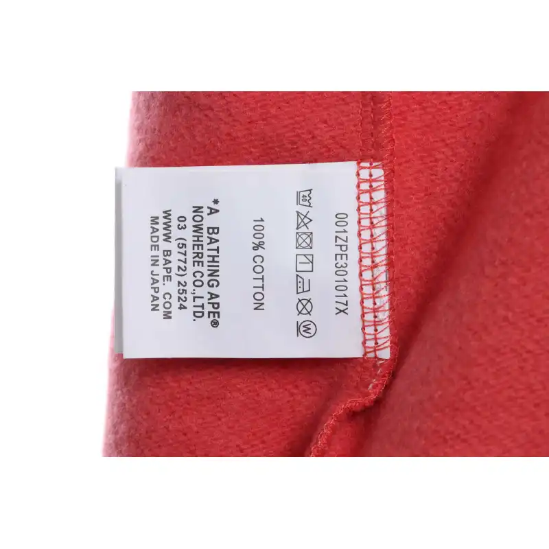 EM Sneakers BAPE NB Limited Edition Camouflage Ape Head Hoodie Red