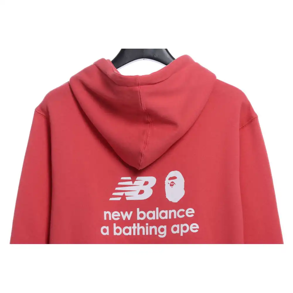 EM Sneakers BAPE NB Limited Edition Camouflage Ape Head Hoodie Red