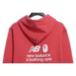EM Sneakers BAPE NB Limited Edition Camouflage Ape Head Hoodie Red
