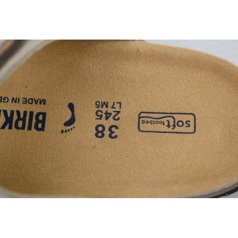 EM Sneakers Birkenstock Boston Soft Footbed Slipper Sand Color