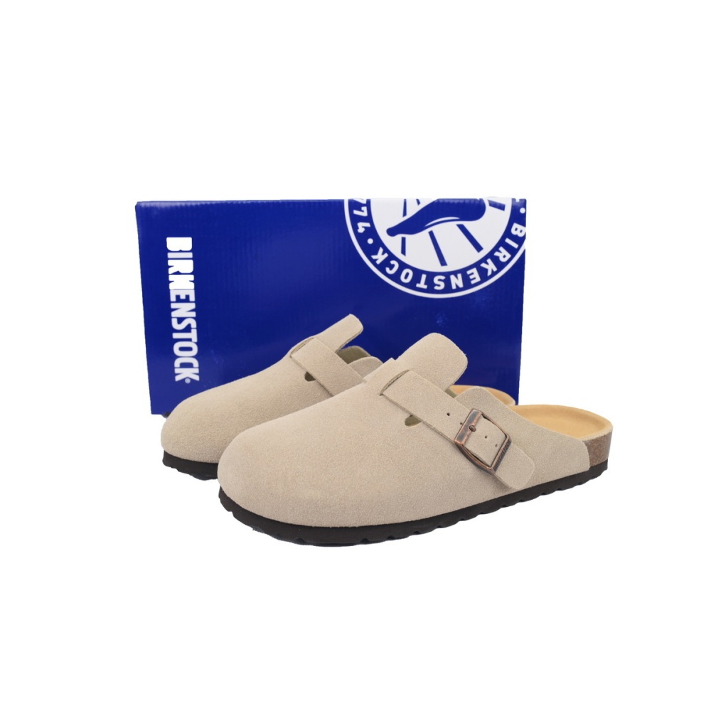 EM Sneakers Birkenstock Boston Soft Footbed Slipper Apricot