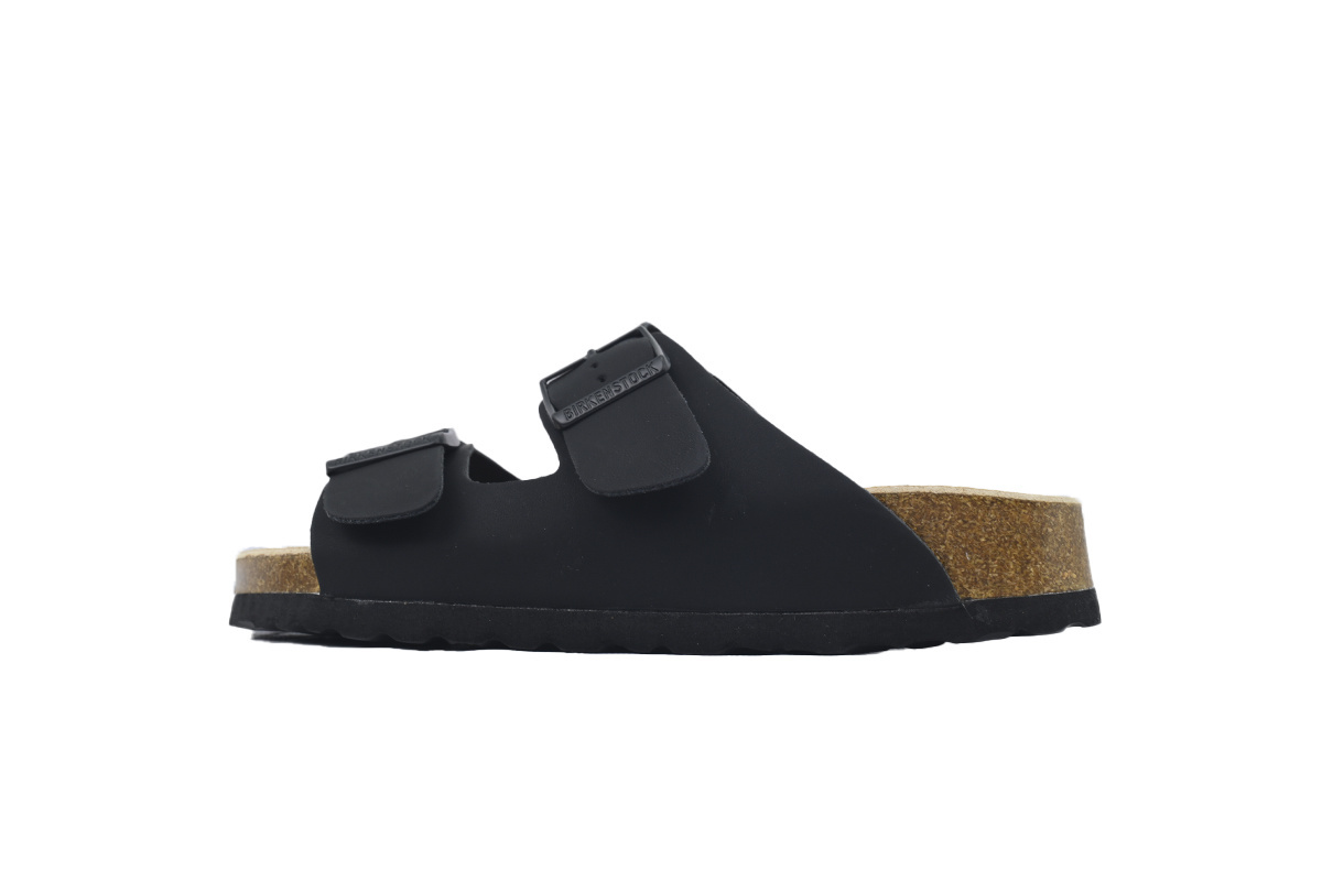 EM Sneakers Birkenstock Boston Soft Footbed Slipper Black Leather Surface