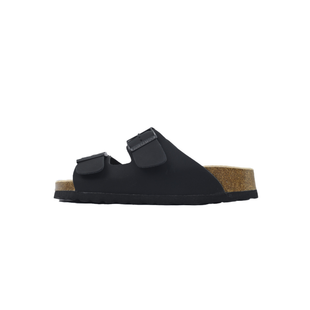 EM Sneakers Birkenstock Boston Soft Footbed Slipper Black Leather Surface