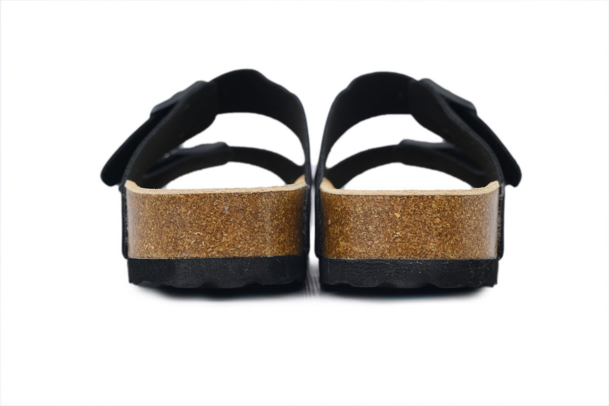 EM Sneakers Birkenstock Boston Soft Footbed Slipper Black Leather Surface