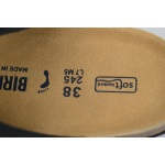 EM Sneakers Birkenstock Boston Soft Footbed Slipper Black Leather Surface