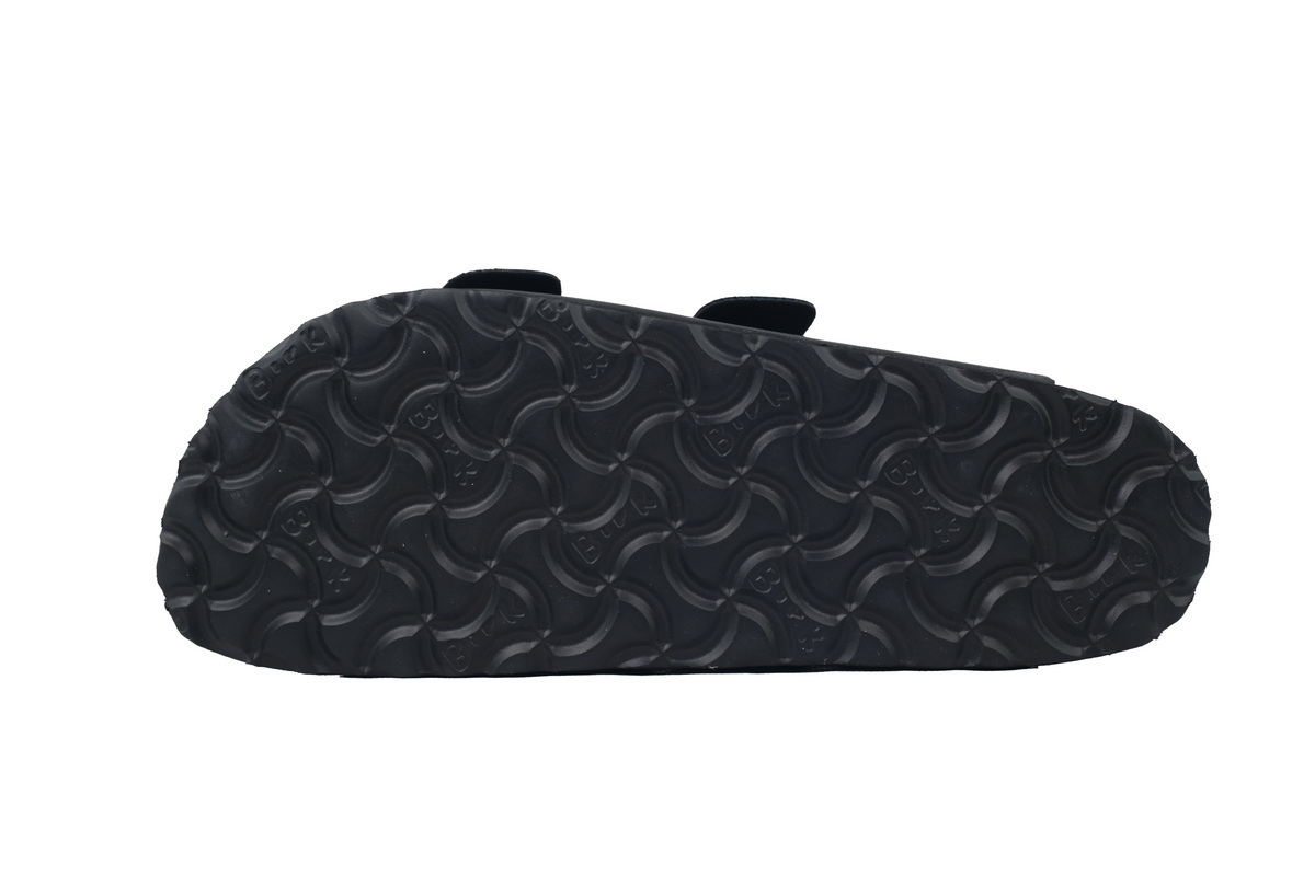 EM Sneakers Birkenstock Boston Soft Footbed Slipper Black Leather Surface