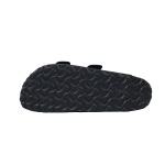 EM Sneakers Birkenstock Boston Soft Footbed Slipper Black Leather Surface