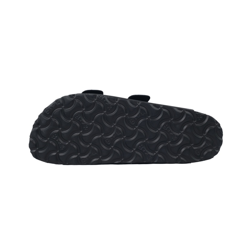 EM Sneakers Birkenstock Boston Soft Footbed Slipper Black Leather Surface