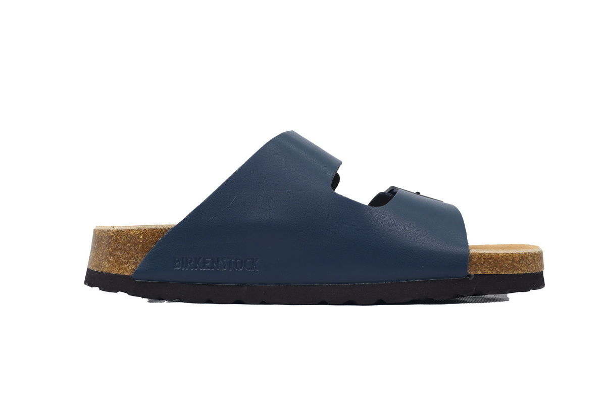 EM Sneakers Birkenstock Boston Soft Footbed Slipper Blue Leather Surface