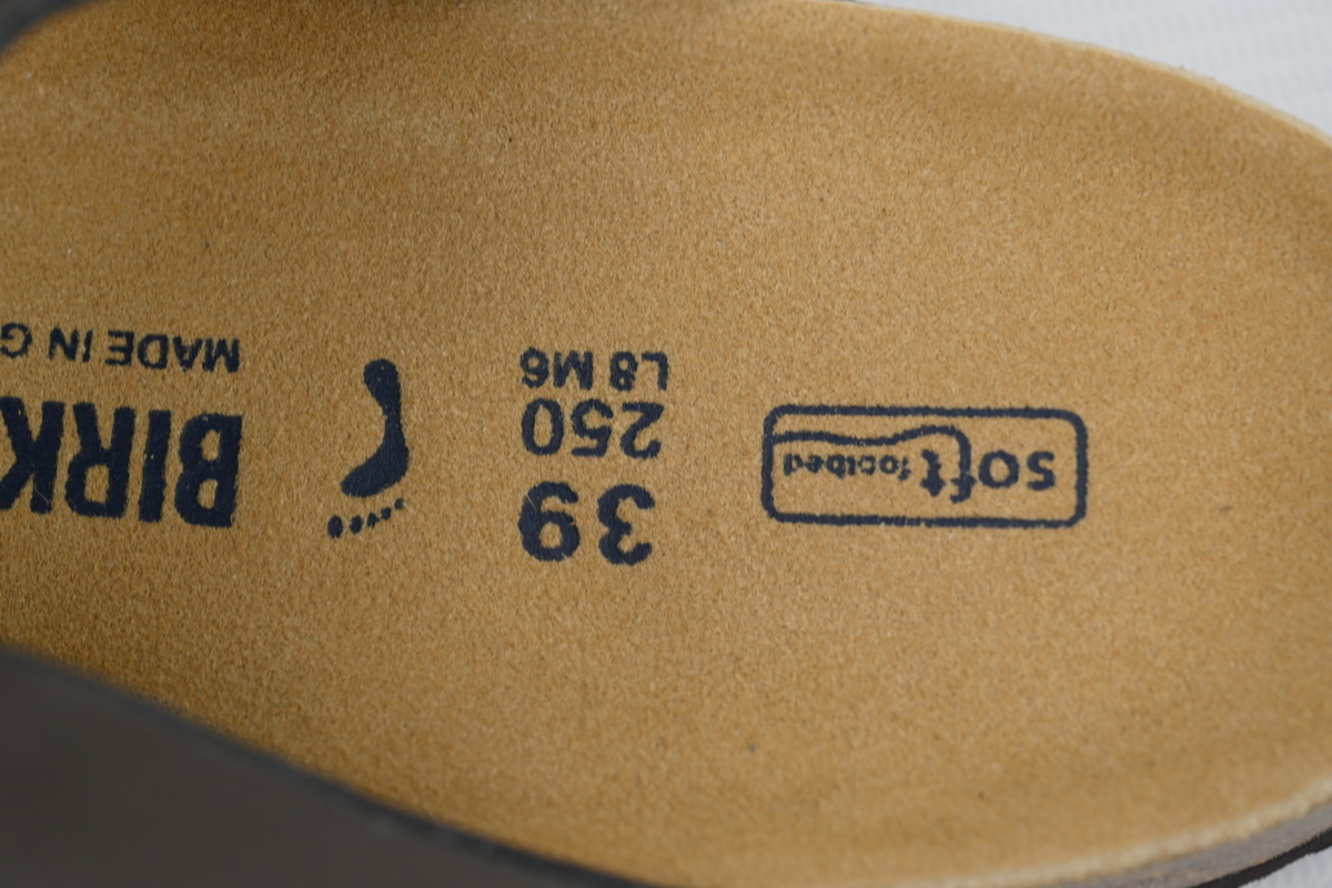 EM Sneakers Birkenstock Boston Soft Footbed Slipper Brown Leather Surface