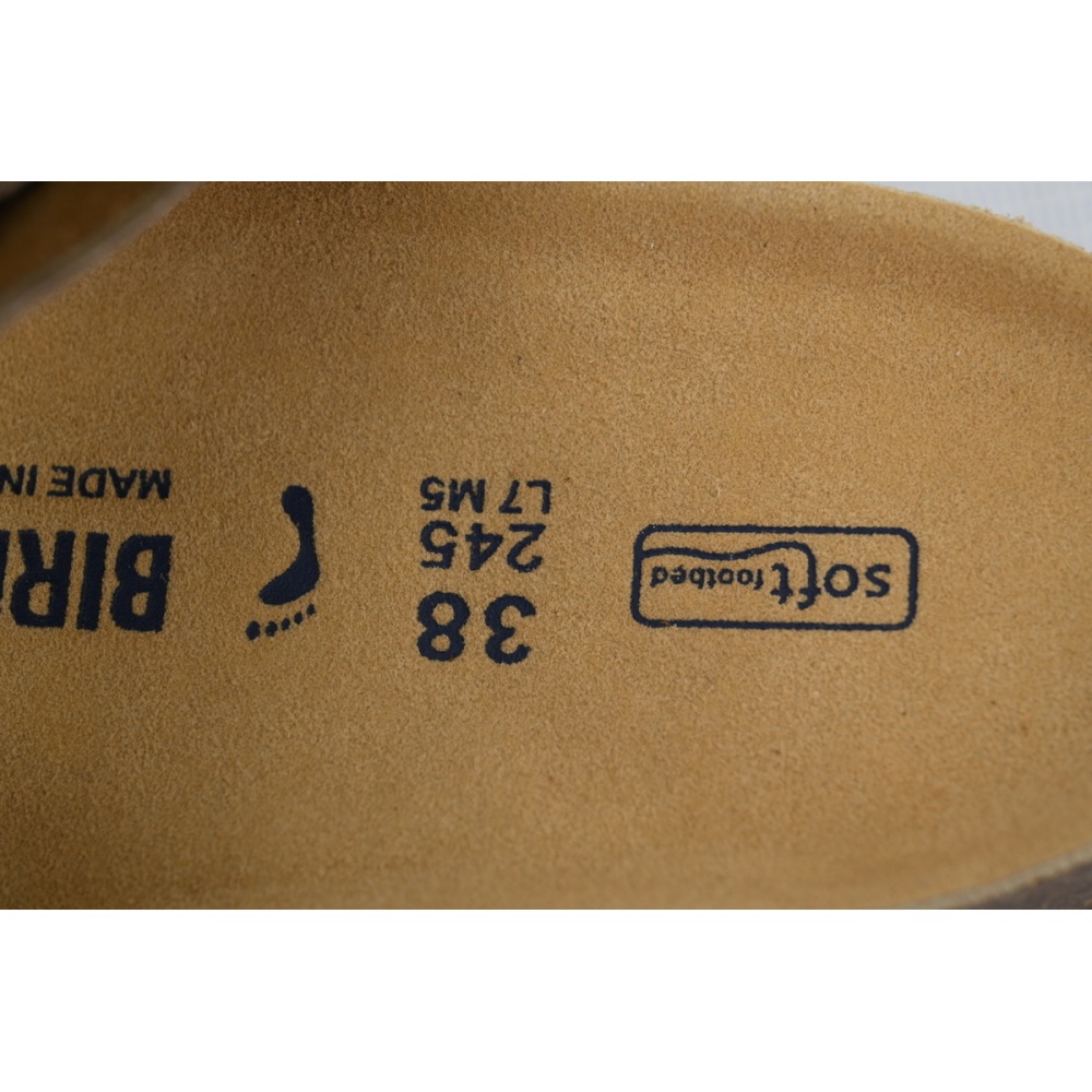 EM Sneakers Birkenstock Boston Soft Footbed Slipper Brown Tea Color