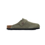 EM Sneakers Birkenstock Boston Soft Footbed Slipper Dark Green