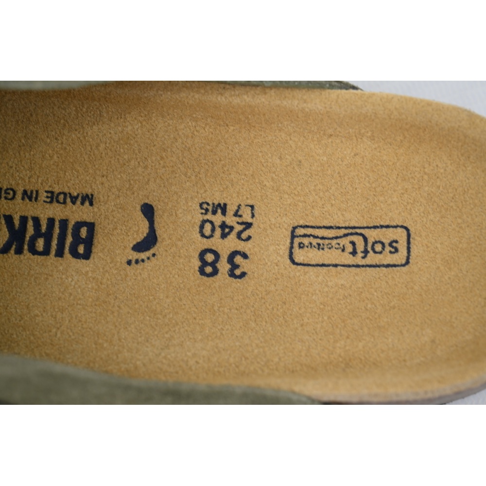 EM Sneakers Birkenstock Boston Soft Footbed Slipper Dark Green