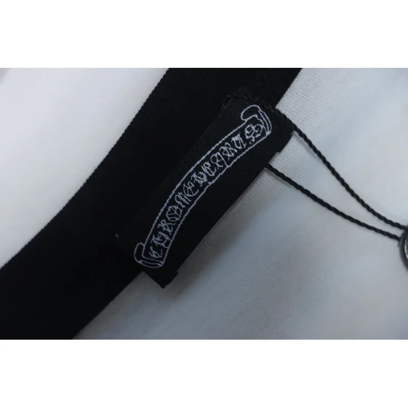 EM Sneakers Chrome Hearts 25FW Embroidered Horseshoe Patchwork Long Sleeves Black and White