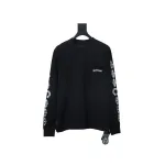 EM Sneakers Chrome Hearts CH 25ss Back Cross Round Neck Long Sleeve Black