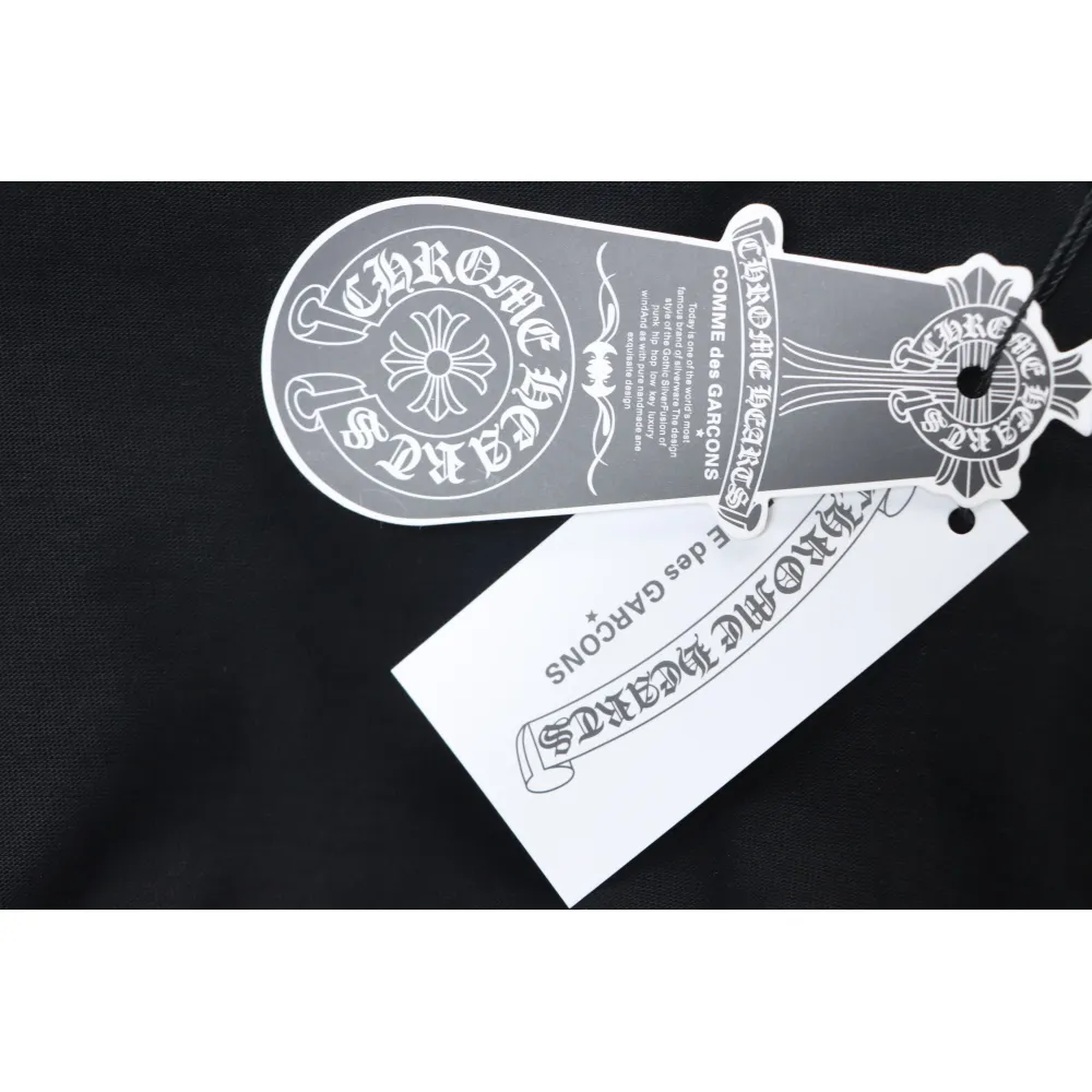 EM Sneakers Chrome Hearts CH 25ss Back Cross Round Neck Long Sleeve Black