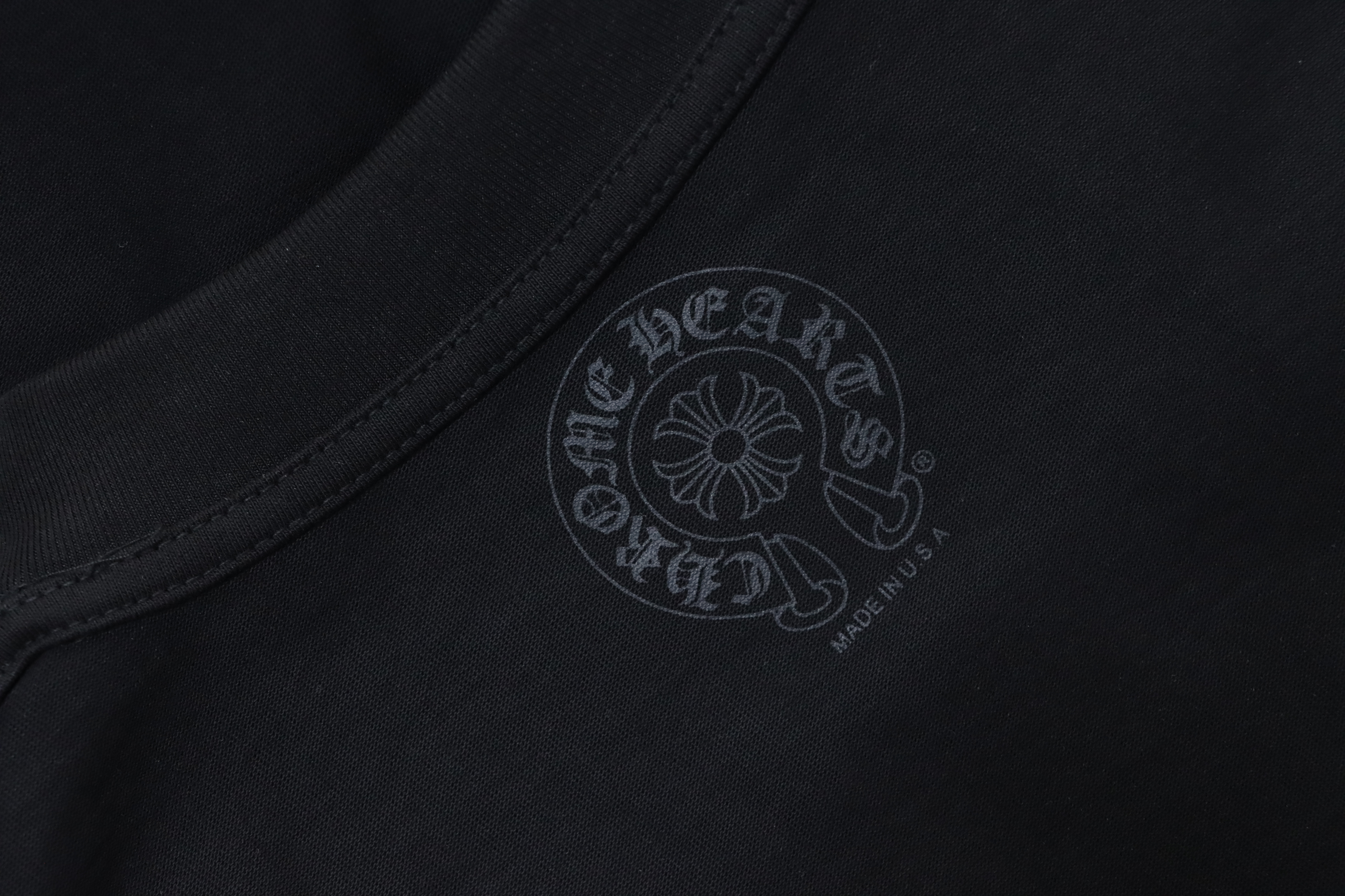 EM Sneakers Chrome Hearts CH 25ss Back Cross Round Neck Long Sleeve Black