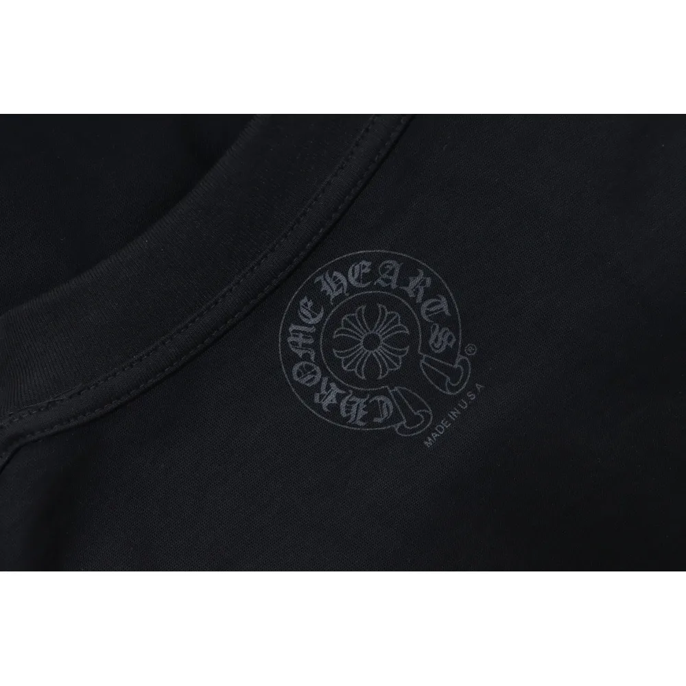 EM Sneakers Chrome Hearts CH 25ss Back Cross Round Neck Long Sleeve Black