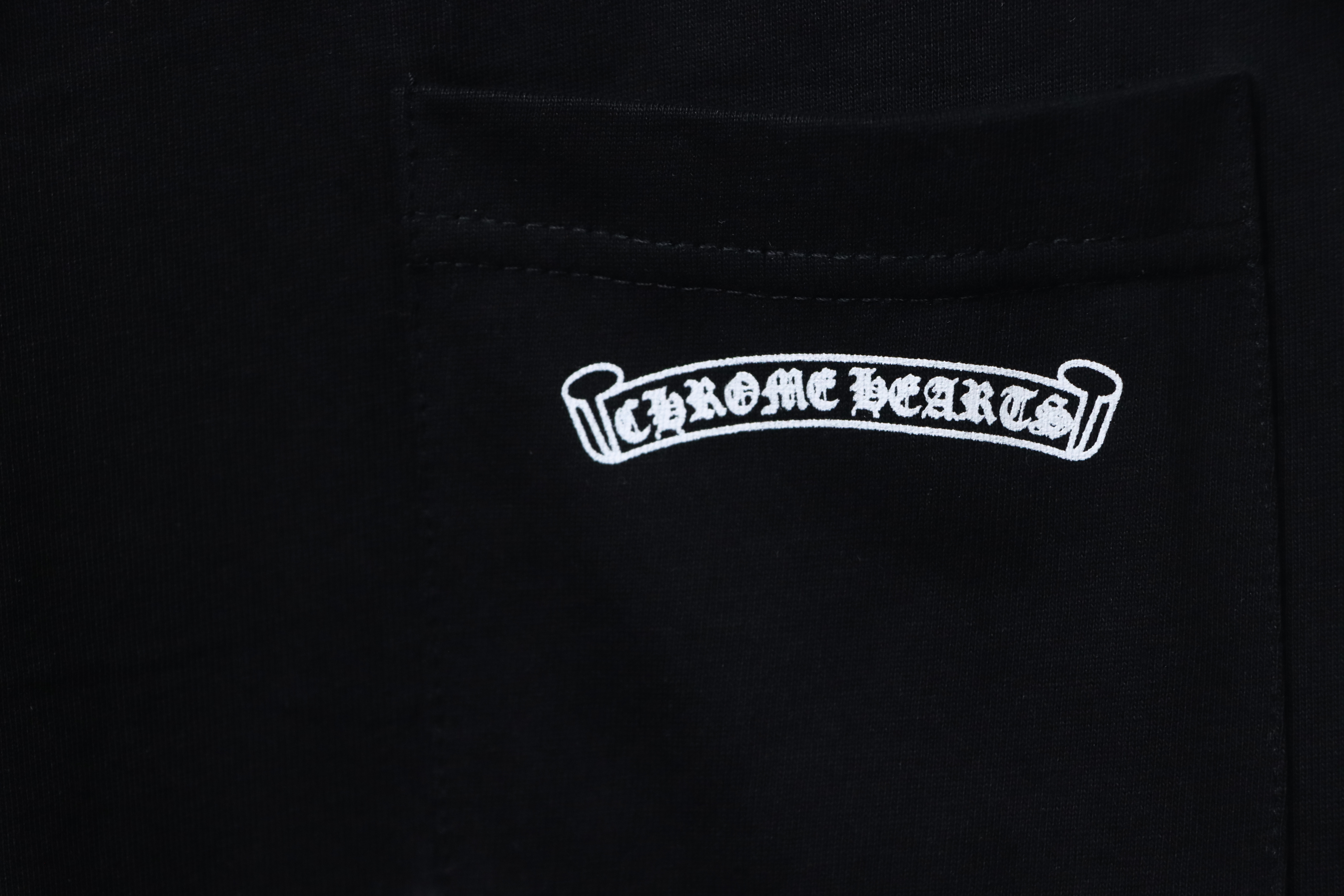 EM Sneakers Chrome Hearts CH 25ss Back Cross Round Neck Long Sleeve Black