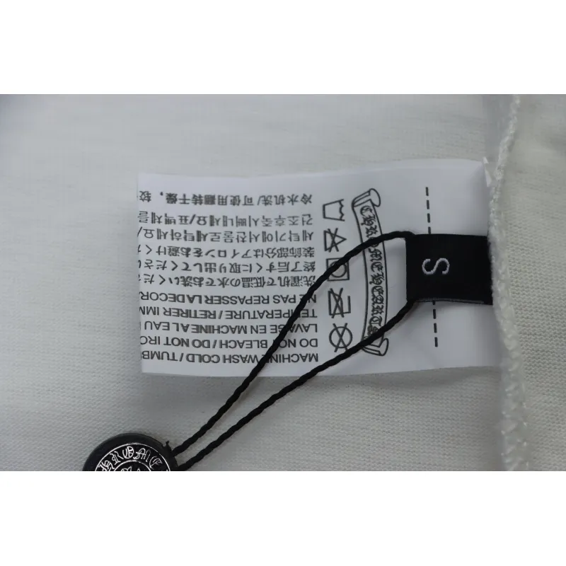 EM Sneakers Chrome Hearts CH 25ss Back Cross Round Neck Long Sleeve White