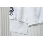 EM Sneakers Chrome Hearts CH 25ss Back Cross Round Neck Long Sleeve White