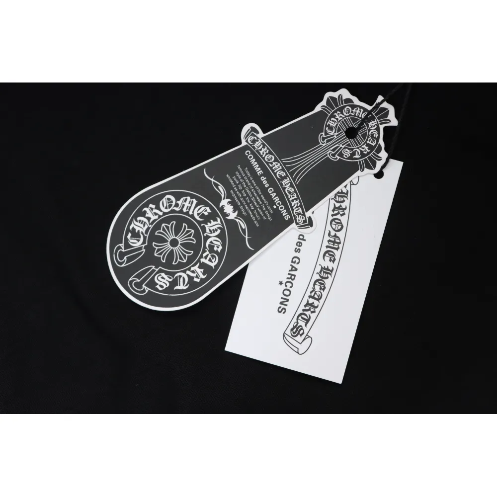 EM Sneakers Chrome Hearts CH 25ss Damaged Horseshoe Round Neck Long Sleeve Black