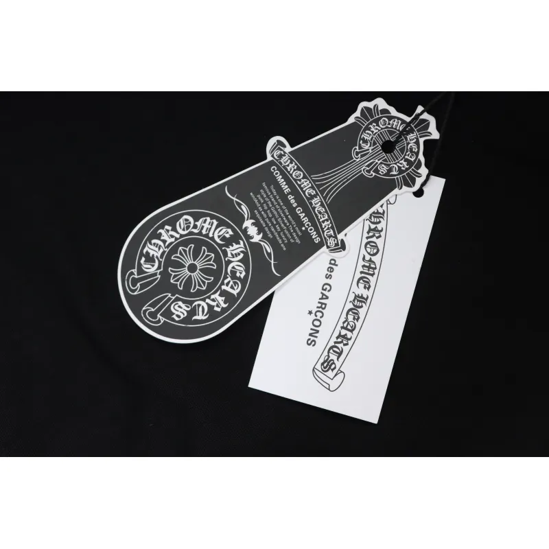 EM Sneakers Chrome Hearts CH 25ss Damaged Horseshoe Round Neck Long Sleeve Black