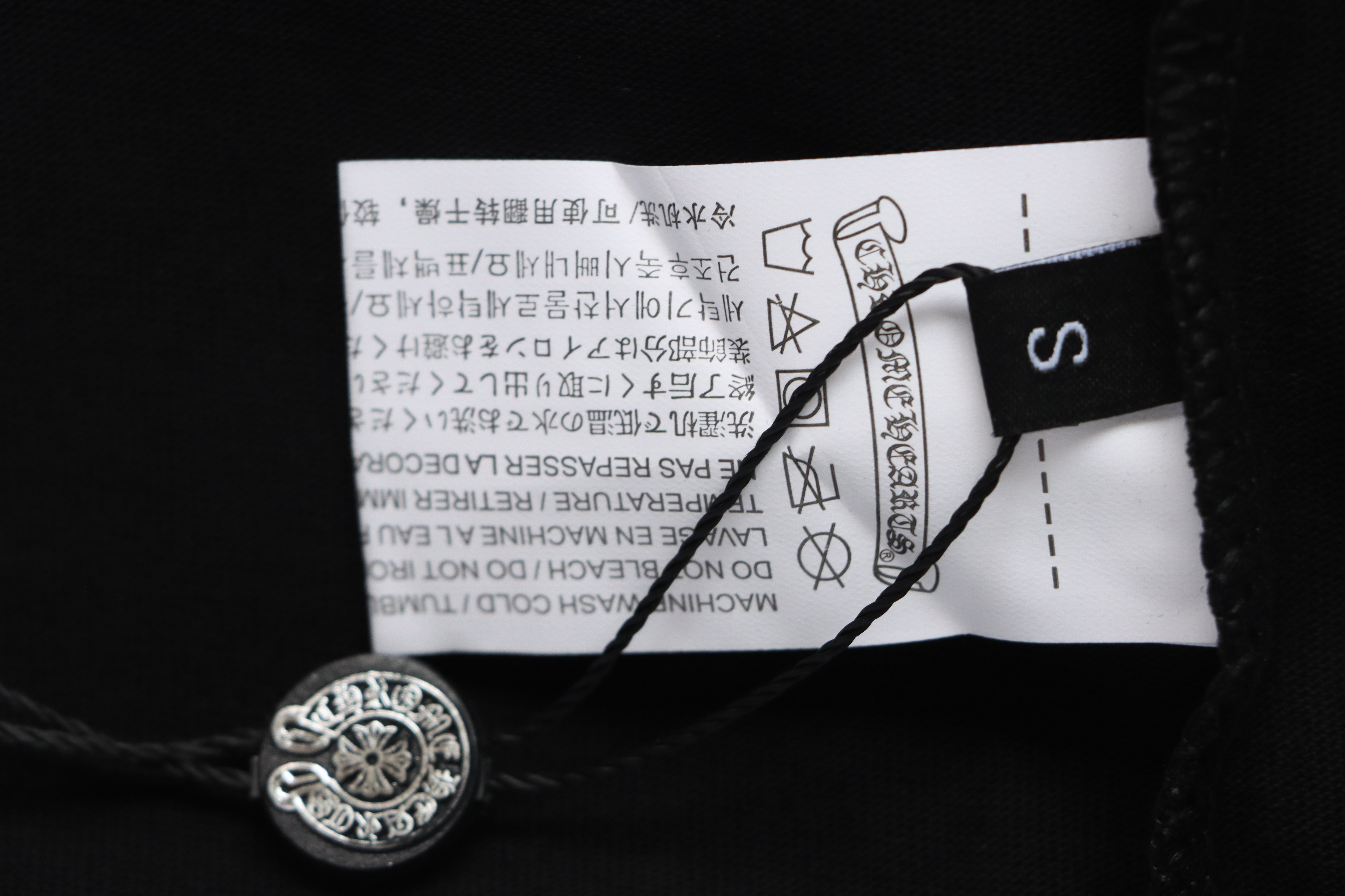 EM Sneakers Chrome Hearts CH 25ss Damaged Horseshoe Round Neck Long Sleeve Black