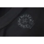 EM Sneakers Chrome Hearts CH 25ss Damaged Horseshoe Round Neck Long Sleeve Black