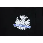 EM Sneakers Chrome Hearts CH 25ss Damaged Horseshoe Round Neck Long Sleeve Black