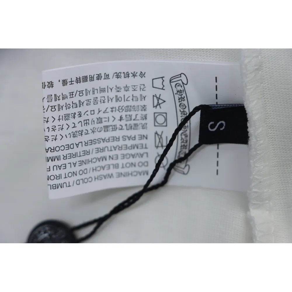 EM Sneakers Chrome Hearts CH 25ss Damaged Horseshoe Round Neck Long Sleeve White