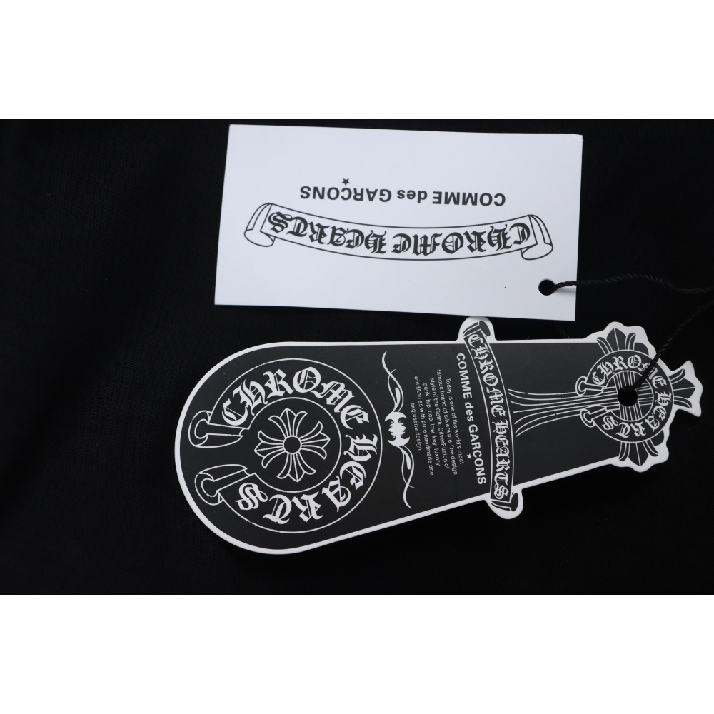 EM Sneakers Chrome Hearts CH 25ss Sanskrit Lemon Green Round Neck Long Sleeve Black