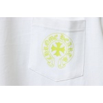 EM Sneakers Chrome Hearts CH 25ss Sanskrit Lemon Green Round Neck Long Sleeve White