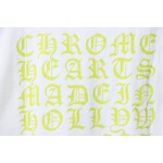 EM Sneakers Chrome Hearts CH 25ss Sanskrit Lemon Green Round Neck Long Sleeve White