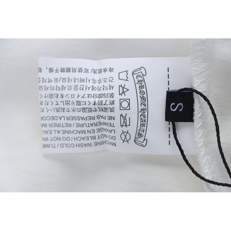 EM Sneakers Chrome Hearts CH 25ss Sanskrit Lemon Green Round Neck Long Sleeve White