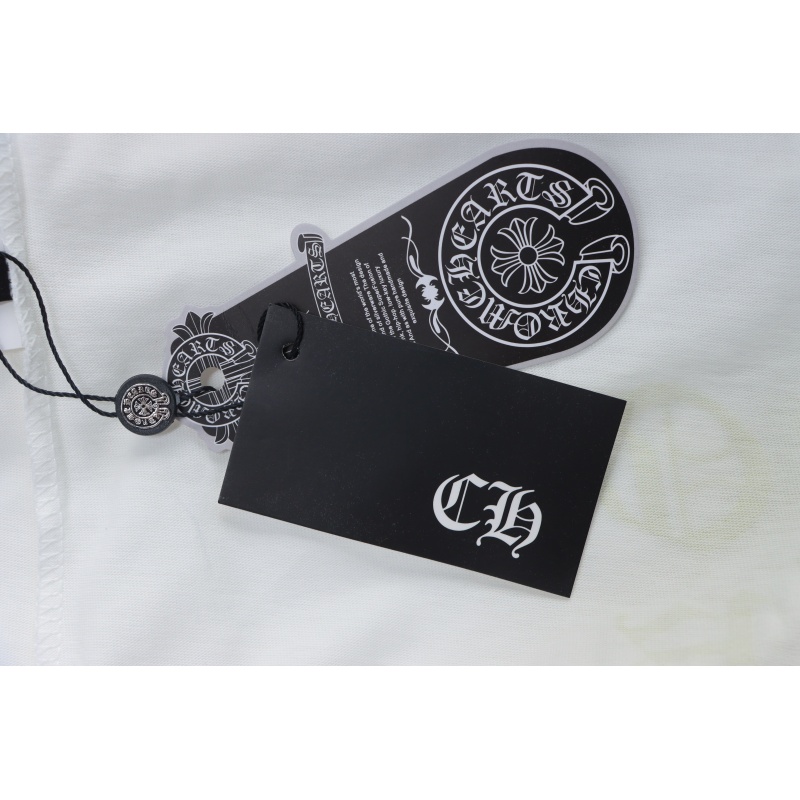 EM Sneakers Chrome Hearts CH 25ss Sanskrit Lemon Green Round Neck Long Sleeve White
