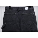 EM Sneakers Chrome Hearts Multicolor Laser Cross Leather Jeans Dark Black