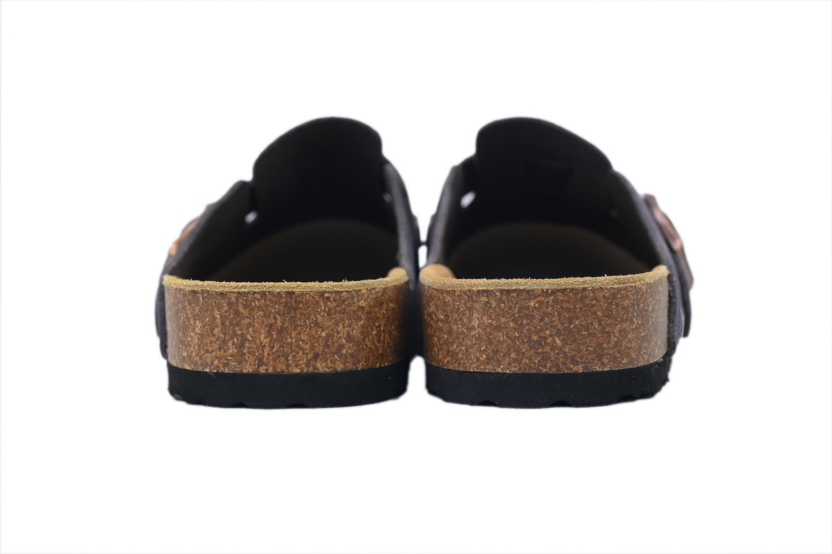 EM Sneakers Birkenstock Boston Soft Footbed Slipper Ash Blue