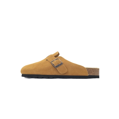 EM Sneakers Birkenstock Boston Soft Footbed Slipper Brown 01