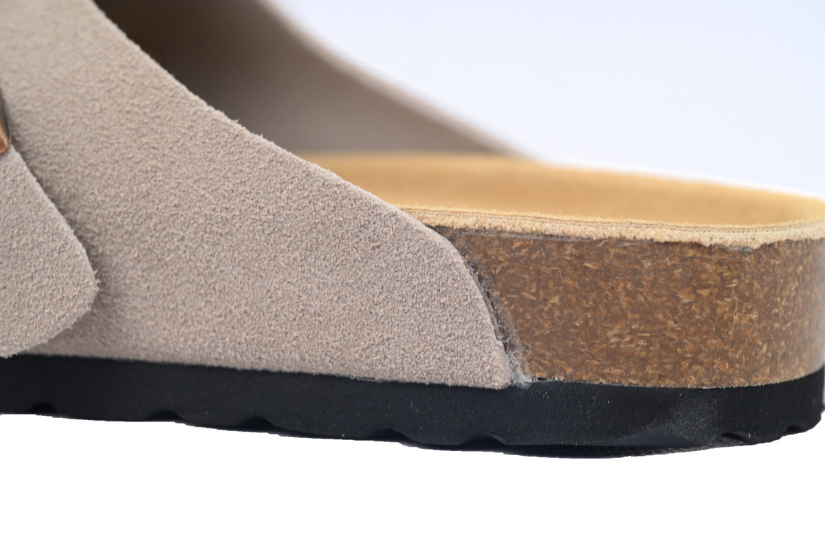 EM Sneakers Birkenstock Boston Soft Footbed Slipper Grey