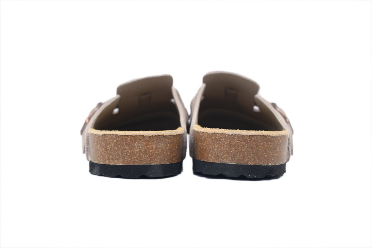 EM Sneakers Birkenstock Boston Soft Footbed Slipper Grey