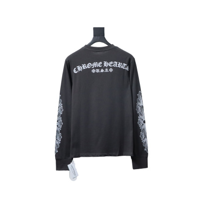 EM Sneakers Chrome Hearts 25FW Back Sanskrit Print Long Sleeve Black 02