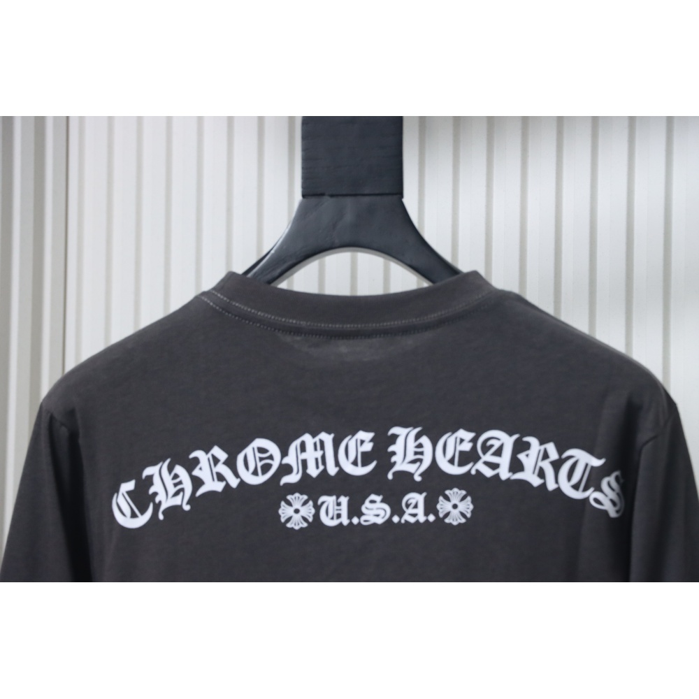 EM Sneakers Chrome Hearts 25FW Back Sanskrit Print Long Sleeve Black
