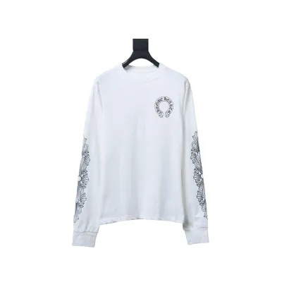 EM Sneakers Chrome Hearts 25FW Back Sanskrit Print Long Sleeve White 01