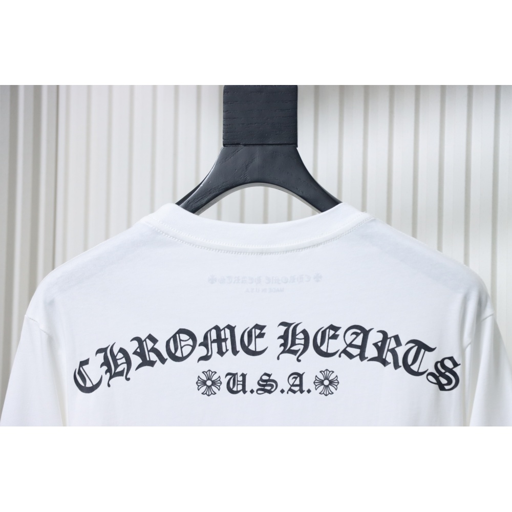 EM Sneakers Chrome Hearts 25FW Back Sanskrit Print Long Sleeve White