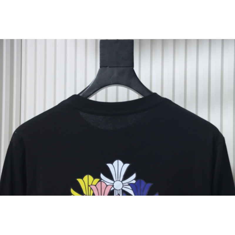 EM Sneakers Chrome Hearts 25FW Colorful Cross Print Long Sleeve Black