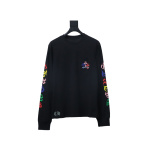 EM Sneakers Chrome Hearts 25FW Colorful Cross Print Long Sleeve Black