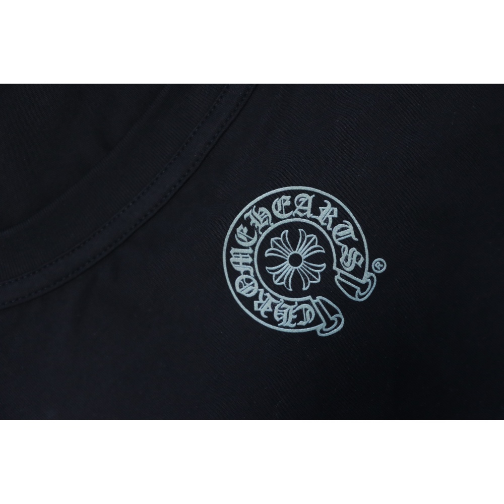 EM Sneakers Chrome Hearts 25FW Colorful Cross Print Long Sleeve Black